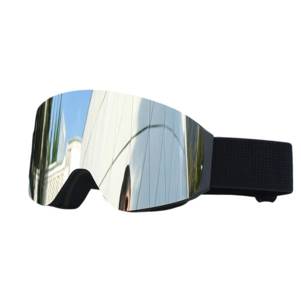 Ochelari de schi 18,8 x 9,8 cm Unisex UV400 Policarbonat Antiaburire Confortabili Sporturi în Aer Liber Viziune Sigură Stilati negru