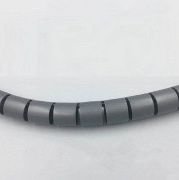 Ochrana kabelu spirála 1 m šedá 22 mm