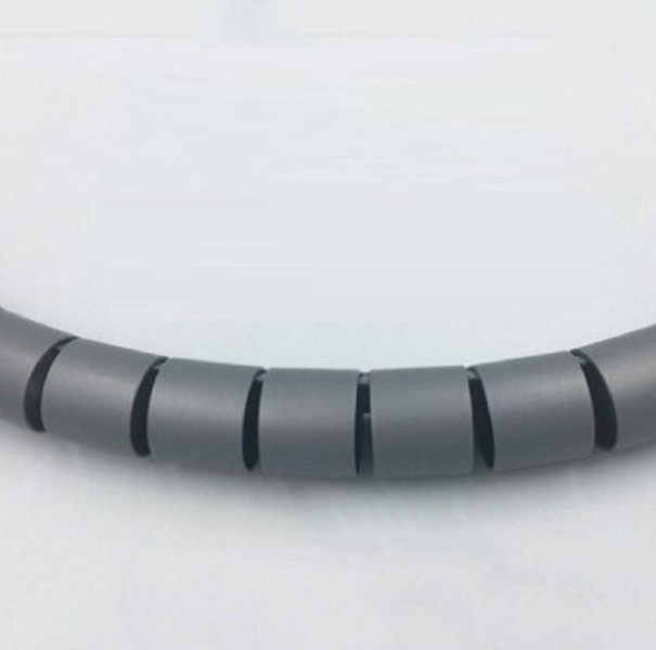 Ochrana kábla špirála 1 m / 32 mm sivá