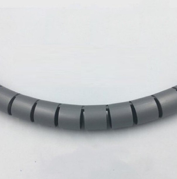 Ochrana kábla špirála 1 m sivá 28 mm