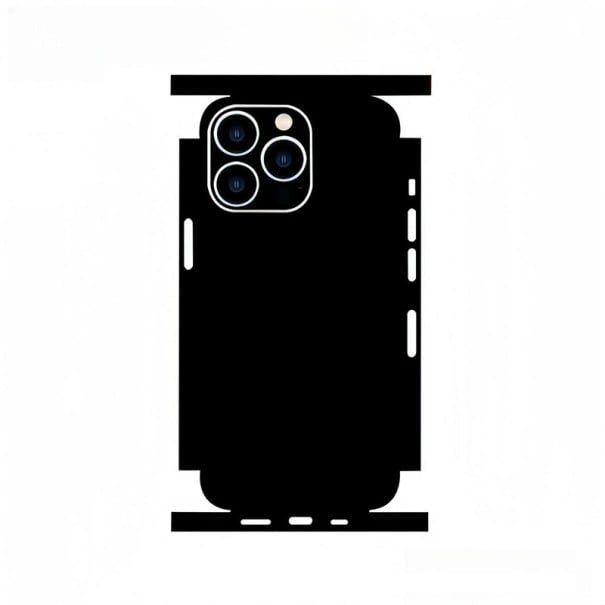 Ochranná folie pro iPhone 17 Air na zadní stranu telefonu, odolná proti poškrábání černá