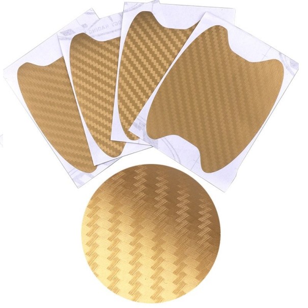 Ochranné fólie pod kliky dveří 4 ks A1429 zlatá