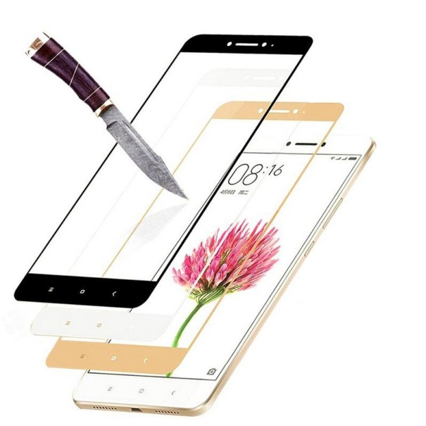 Ochranné Sklo pre Xiaomi Note s okrajom J2029 čierna Note 4X - Snapdragon 625