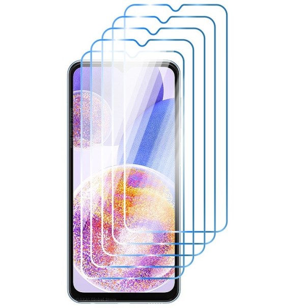 Ochranné tvrdené sklo na Samsung A08s 5 ks 1