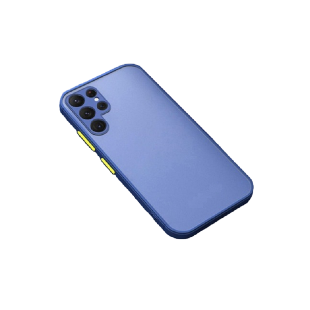 Ochranný kryt na Samsung Galaxy A21s matný tmavě modrá