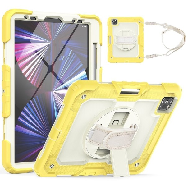 Ochranný kryt s úchytom pre Apple iPad Air 5 10,9" 2022 žltá