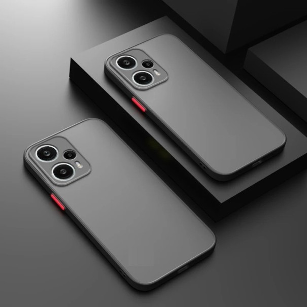 Ochranný matný kryt na Xiaomi Redmi Note 10s čierna