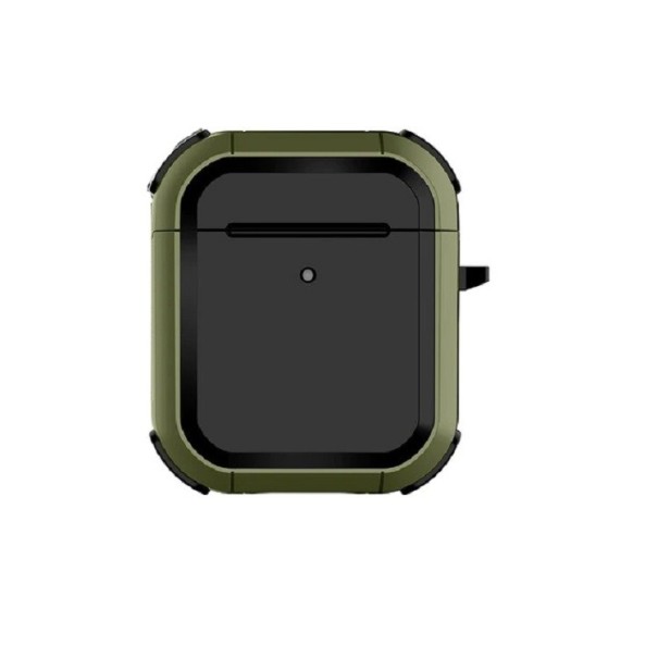 Ochranný obal na puzdro na Apple Airpods 1/2 armádny zelená