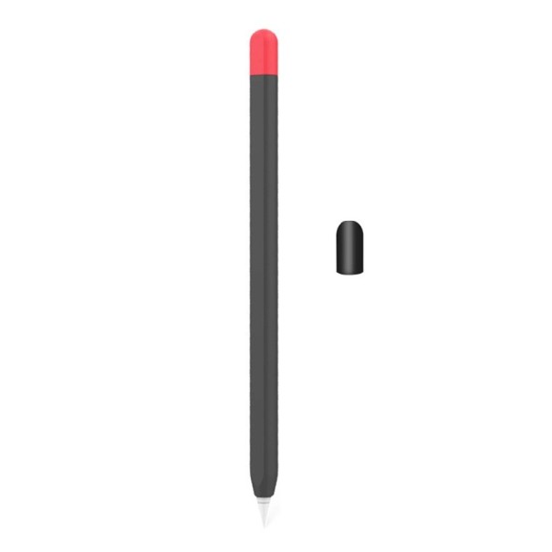 Ochrannym krytem na Apple Pencil 2. generacji Silikonowy ochrannym obudowa na Pencil dla iPada Antypoślizgowy pokrowiec dla wygodnego trzymania i bezpiecznego użytkowania czarny