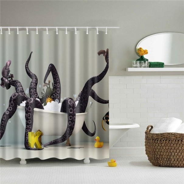 Octopus douchegordijn S 16