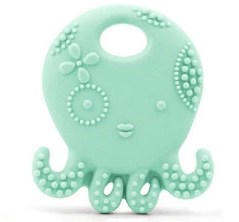 Octopus-Shaped Teether J911 green