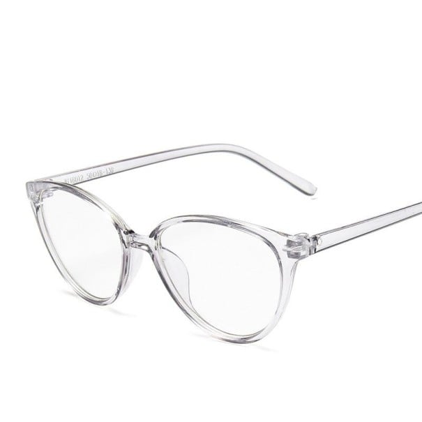 Óculos contra a luz azul para computador e telemóvel Armação em forma de olhos de gato com as partes superiores levantadas Lentes cinzento claro
