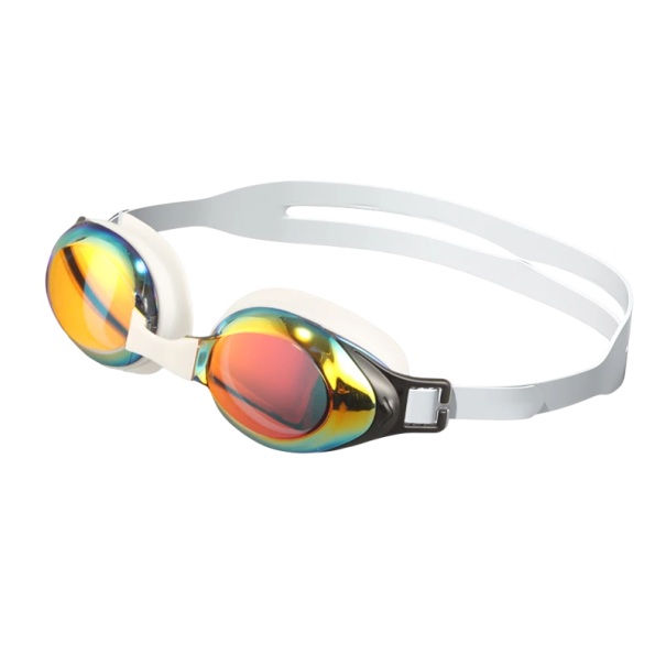 Óculos de natação profissionais com proteção UV Anti-Fog estrutura em silicone lentes em policarbonato faixa ajustável óculos de competição 1