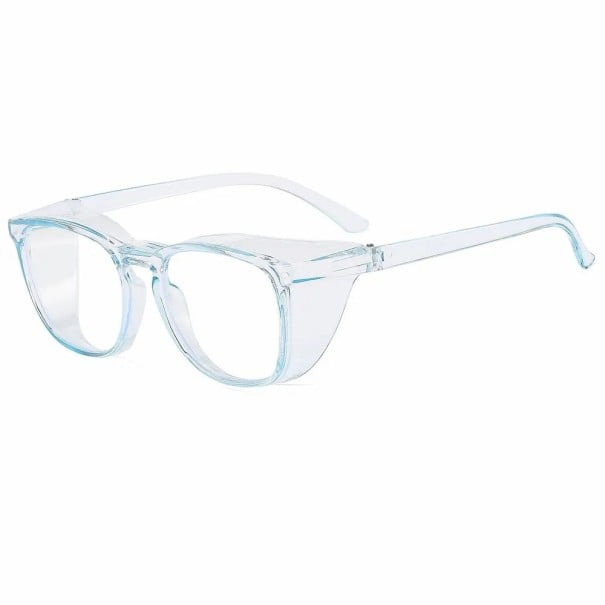 Óculos de proteção 147 mm estrutura em PC 26 g Transparentes anti-embaciamento Proteção contra luz azul Laterais de proteção Óculos azul