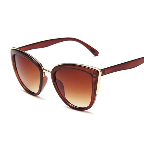 Óculos de sol femininos E1279 castanho