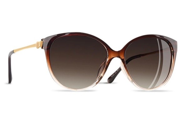 Óculos de sol femininos E1622 castanho