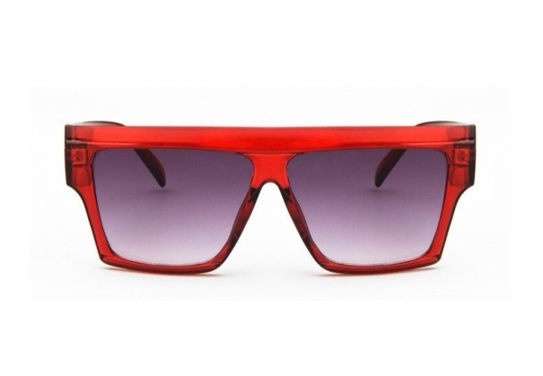 Óculos de sol femininos E1650 vermelho