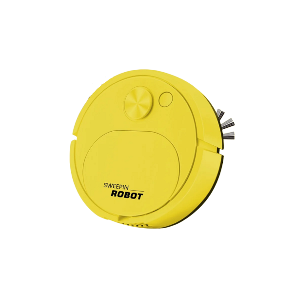 Odkurzacz automatyczny z funkcją wycierania 18 x 5,4 cm, 300 mAh żółty