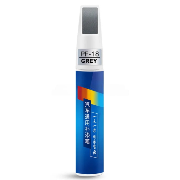 Odstraňovač škrábanců z laku 12 ml Opravné pero na autolak Korekční fix na lak auta Auto detailing Leštění karoserie šedá