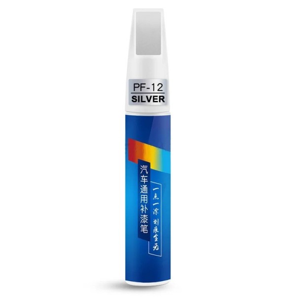 Odstraňovač škrábanců z laku 12 ml Opravné pero na autolak Korekční fix na lak auta Auto detailing Leštění karoserie stříbrná