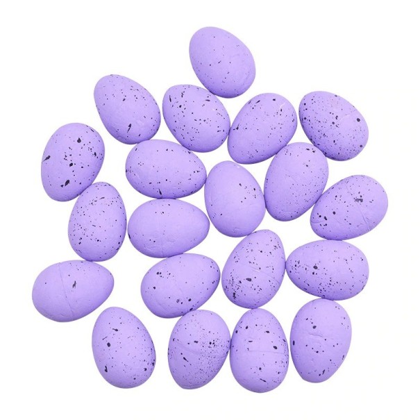 Oeufs de Pâques décoratifs 20 pcs violet
