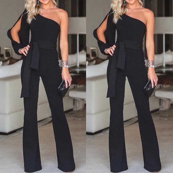 Off-shoulder fest jumpsuit för kvinnor