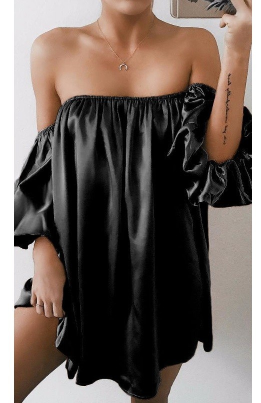 Off-the-shoulder klänningar rosa XS