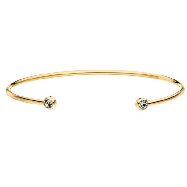 Offenes Damenarmband H579 golden