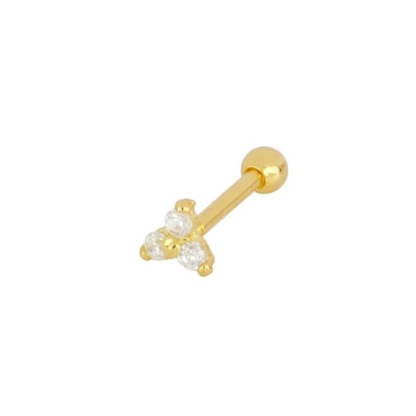 Ohrstecker für Damen golden 2