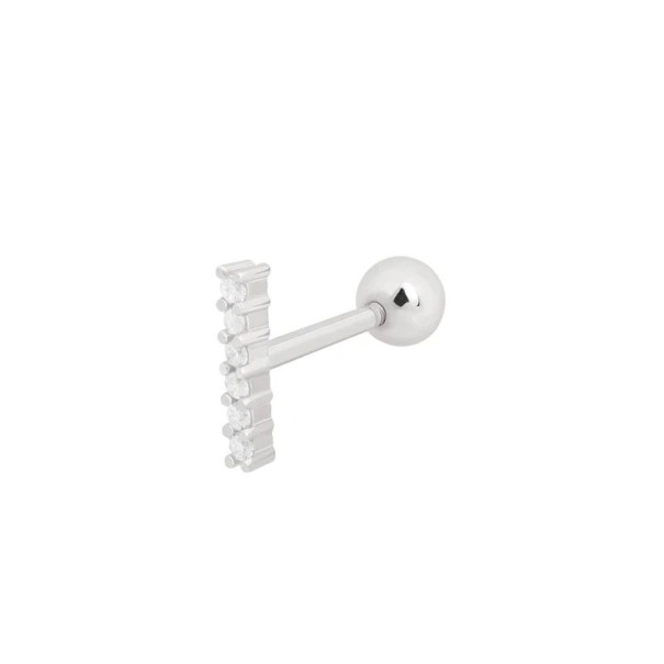 Ohrstecker für Damen silbern 13