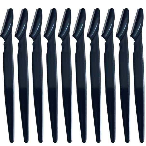 Øjenbrynsbarbermaskine 10 stk. sort