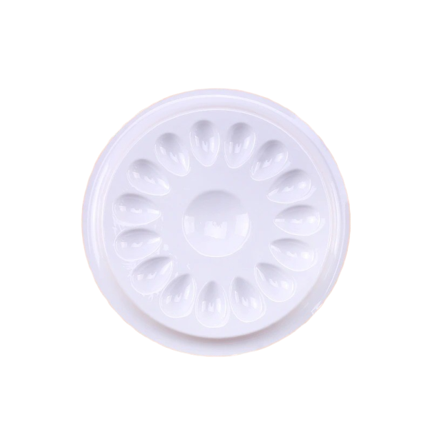 Øjenvippelimpalette 100 stk P3346 hvid