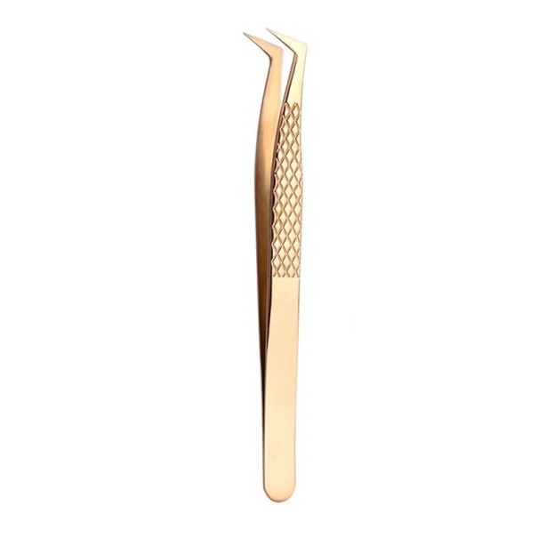 Øjenvippepincet P3301 rosa