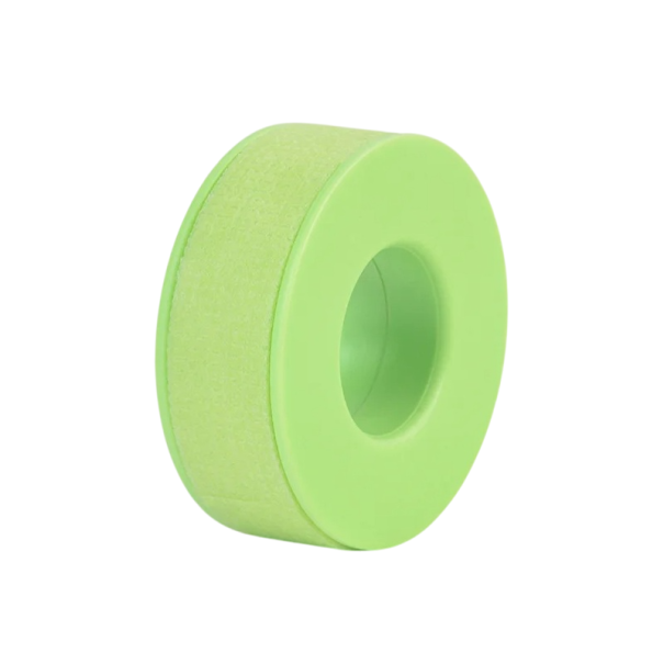 Øjenvippetape 1,25 cm x 3,6 m Åndbar pude under øjnene Kosmetisk tape til eyelash extensions Holdbart værktøj til præcis påføring grøn