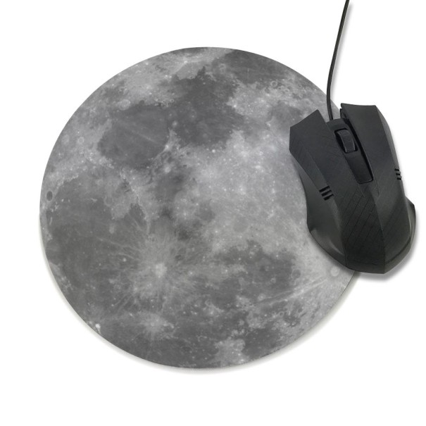 Okrągła podkładka pod mysz - Moon J3316 22 cm x 22 cm