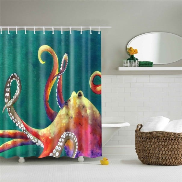 Oktopus-Duschvorhang M 11