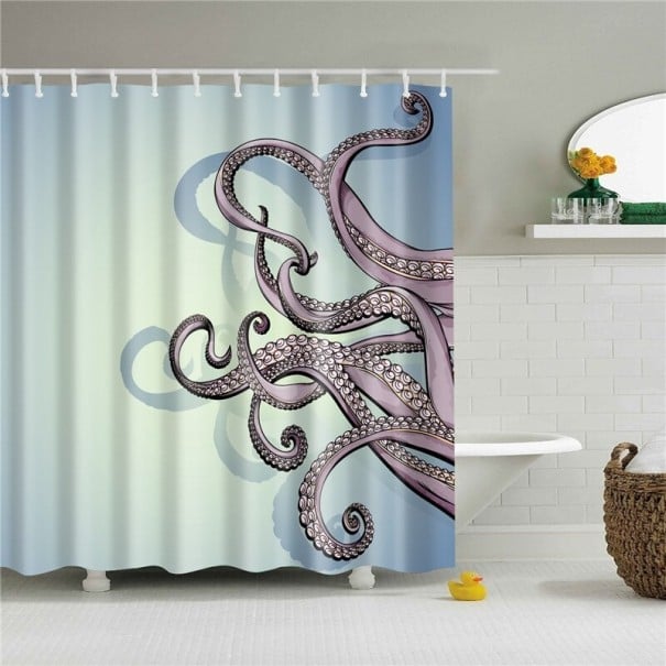 Oktopus-Duschvorhang M 20