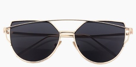 Okulary przeciwsłoneczne damskie w ciekawym designie J537 5