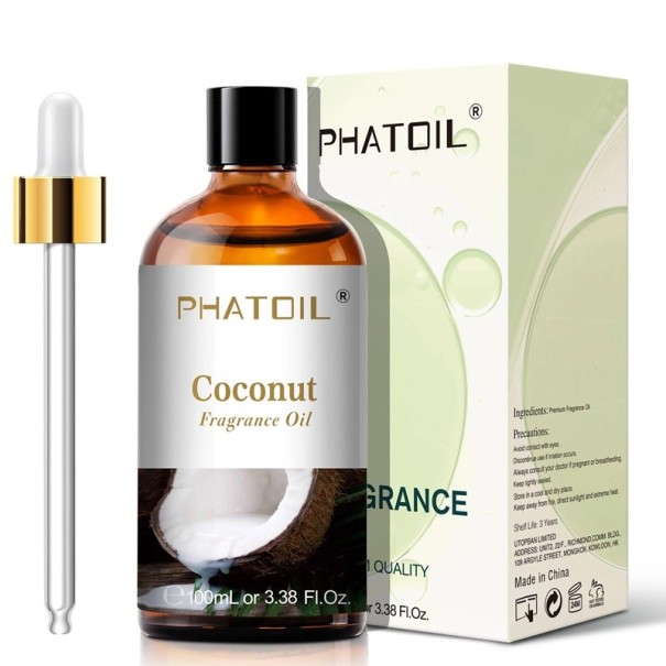Olejek zapachowy owocowy 100 ml Olejek eteryczny do dyfuzora i lampy aromatycznej Olejek zapachowy do wyrobu świec Zapachy do domu Esencje naturalne Coconut