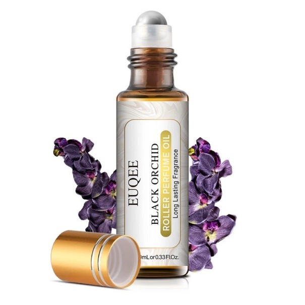 Olejek zapachowy w kulce do aplikacji Olejek eteryczny do skóry, do dyfuzora, do aromaterapii Mały olejek o naturalnym aromacie 10 ml Black Orchid