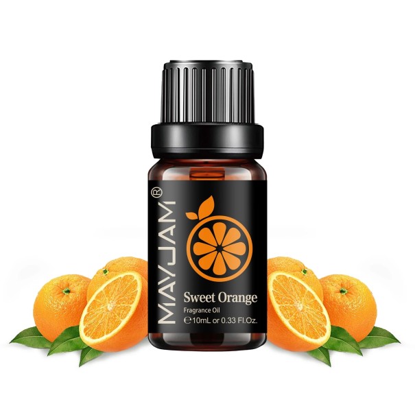 Óleo essencial de frutas 10 ml para difusores e velas de aromaterapia para perfumar o interior e uso doméstico SweetOrange