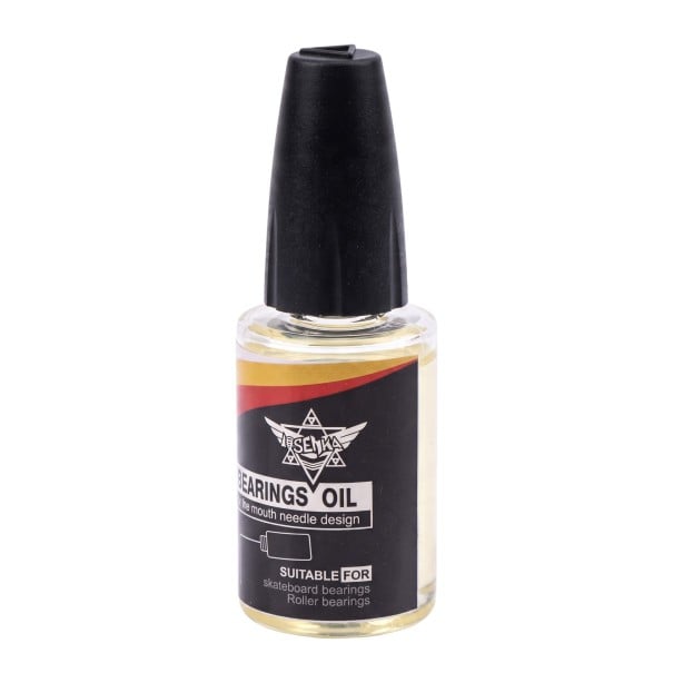 Olie til skateboardlejer 20 ml med nåleapplikator Til præcis dosering Smøremiddel til hjullejer Til vedligeholdelse og smøring af skateboard 1
