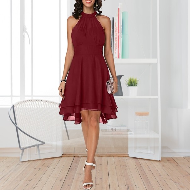 Ollie-Kleid für Damen weinrot M