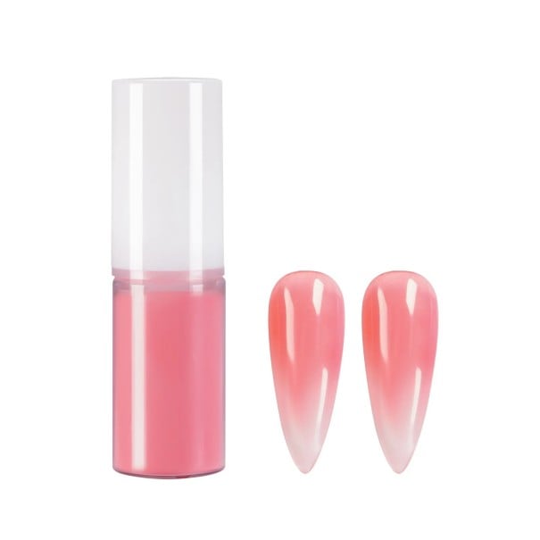 Ombré sprejový prášek na nehty pro manikúru, Gradientní efekt pro kreativní designy a nail art korálová