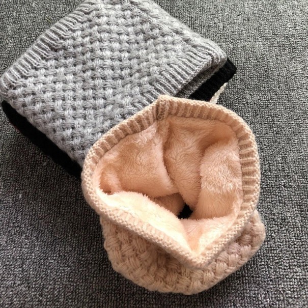 Omkeerbare halsdoek voor dames J844 beige