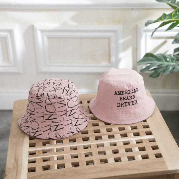 Omkeerbare kinderhoed roze
