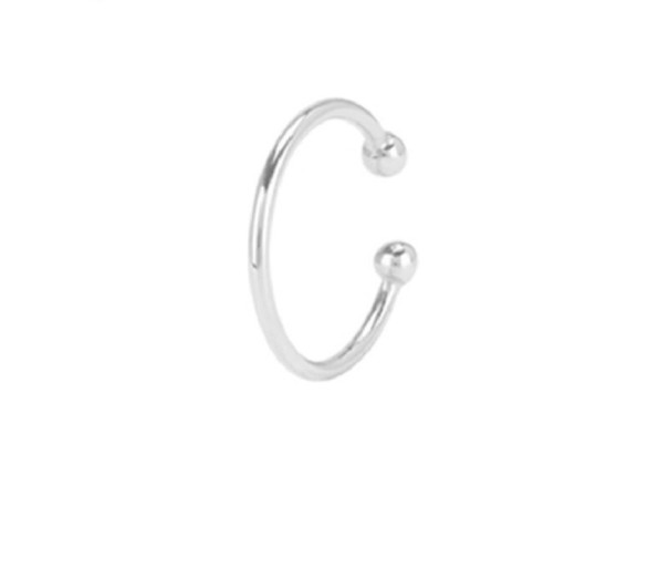 Oorbel voor dames zilver