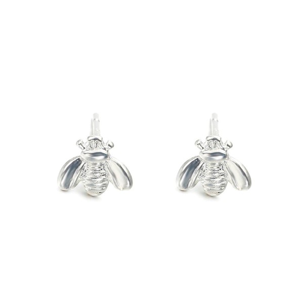 Oorbellen met bijen voor dames zilver