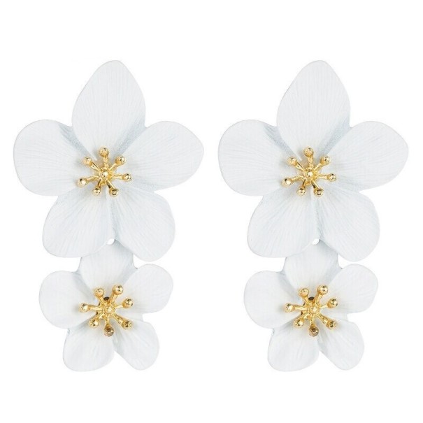 Oorbellen met bloemen voor dames 8