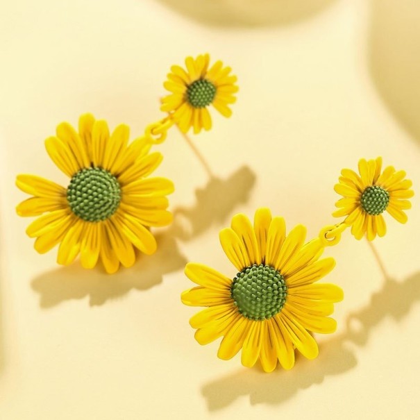 Oorbellen met madeliefjes voor dames 9